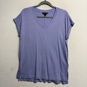 Banana Republic Shirt S Periwinkle Blue Short Sleeve